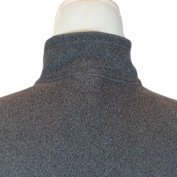 ⏰The North Face XS grey fleece pullover zip jacket - Picture 10 of 15